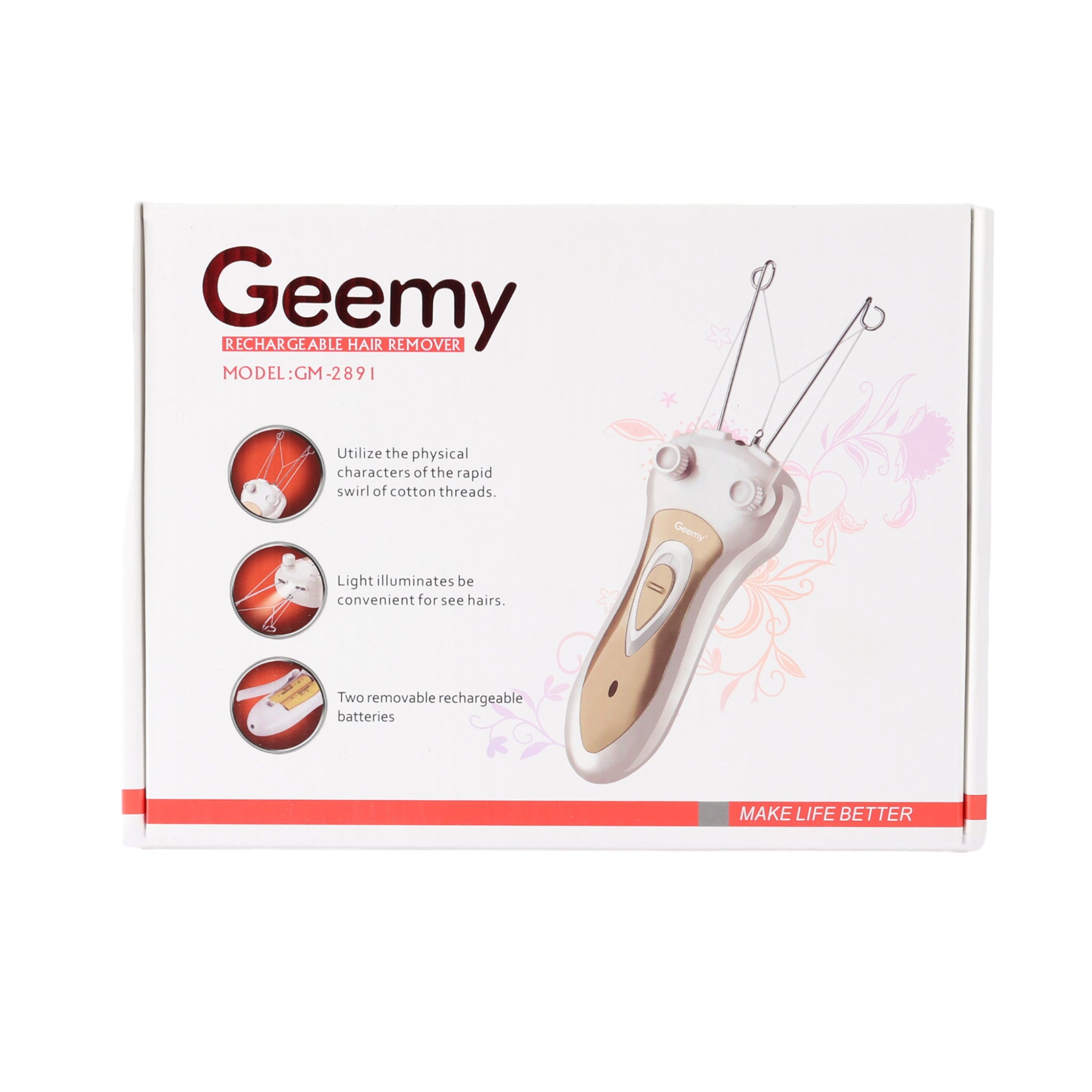 Geemy Recharge Hair Remover 3W