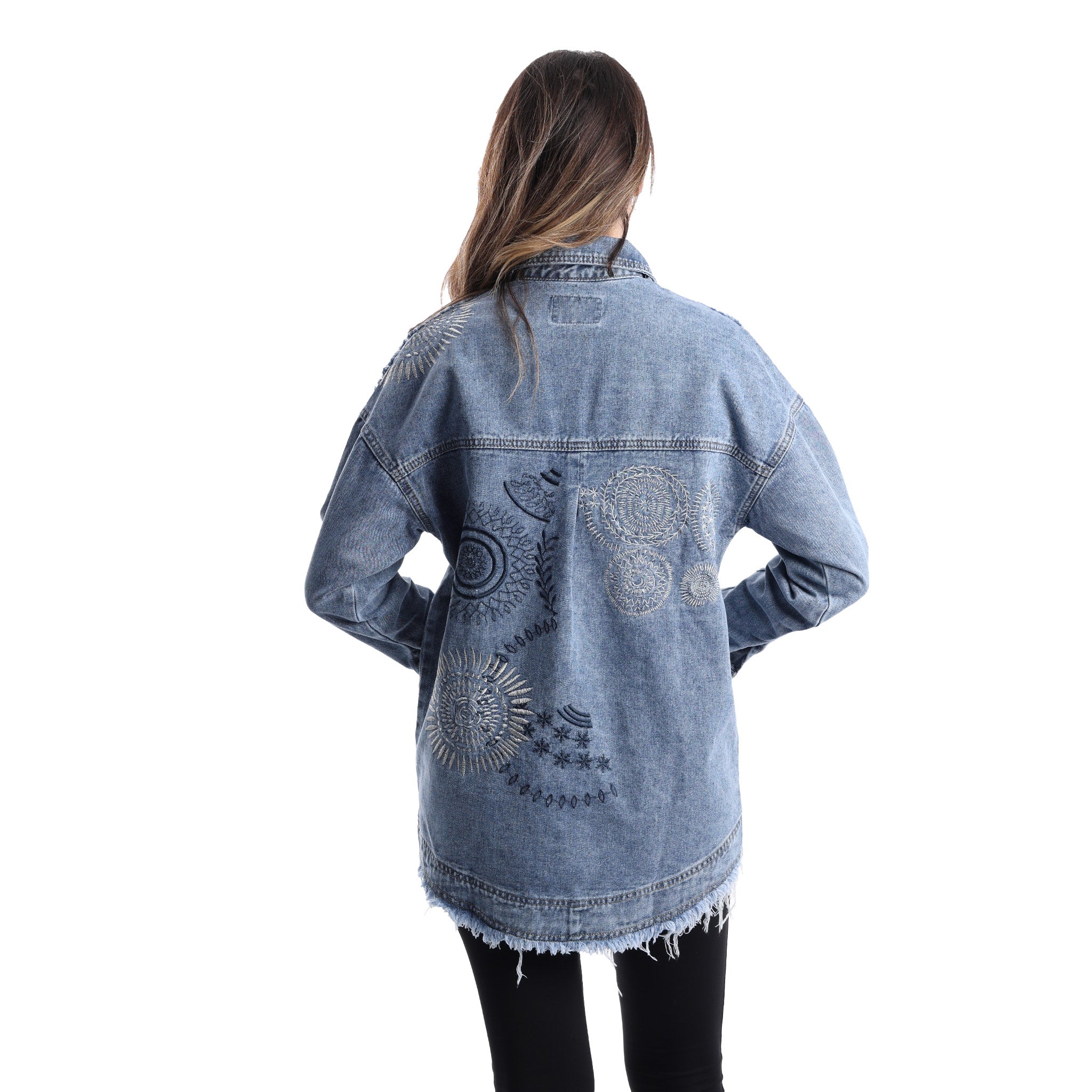 Jeans Jacket Ripped design