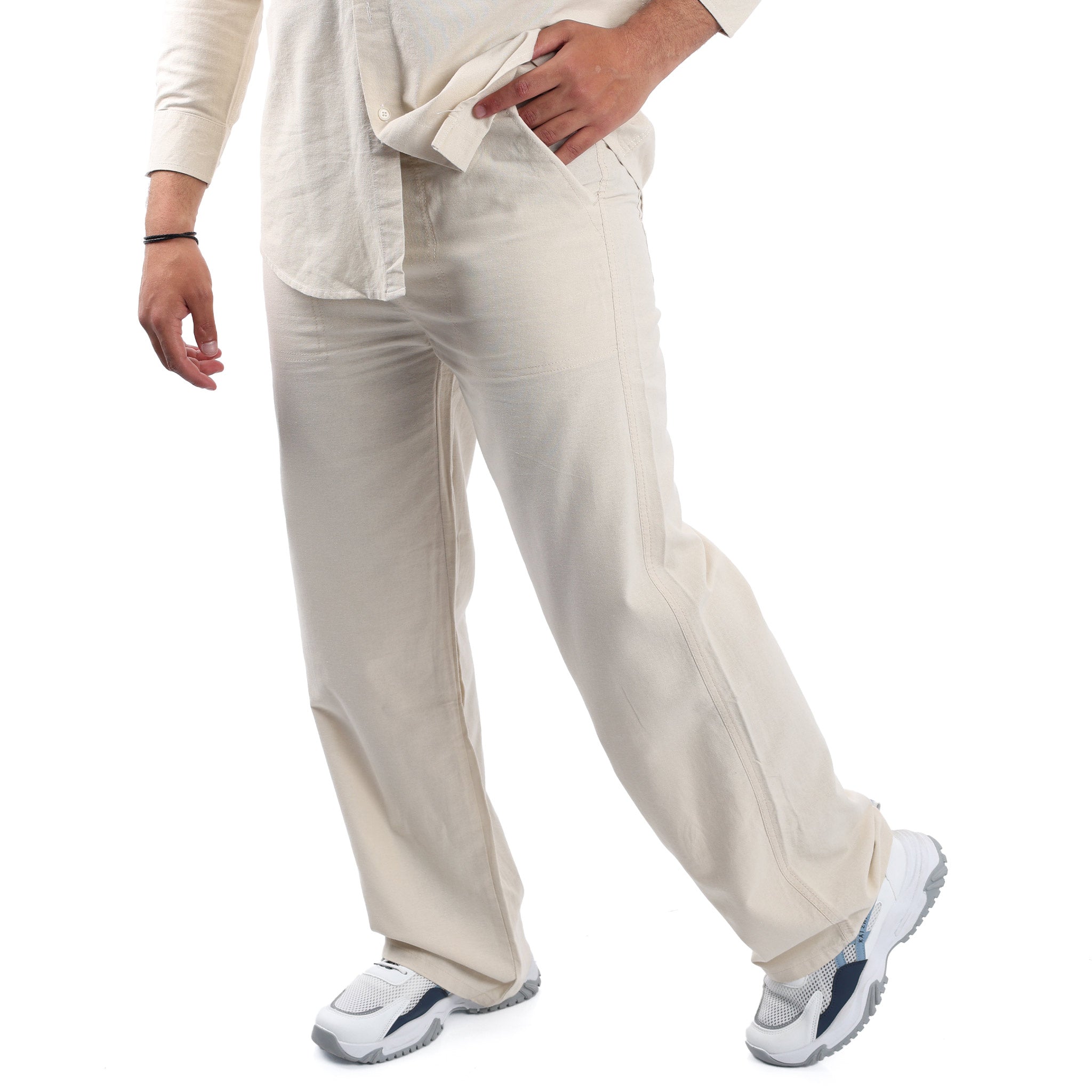 Linen Training Suit Shirt & Pants